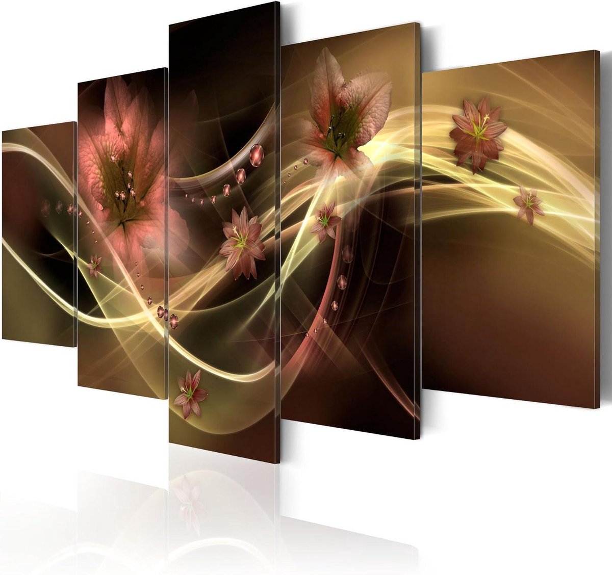 Akoestisch Schilderij - Geluidsabsorberend Paneel - Ruimte Verbeteren - Hoge Geluidsisolatie - 100x50 cm - Abstract
