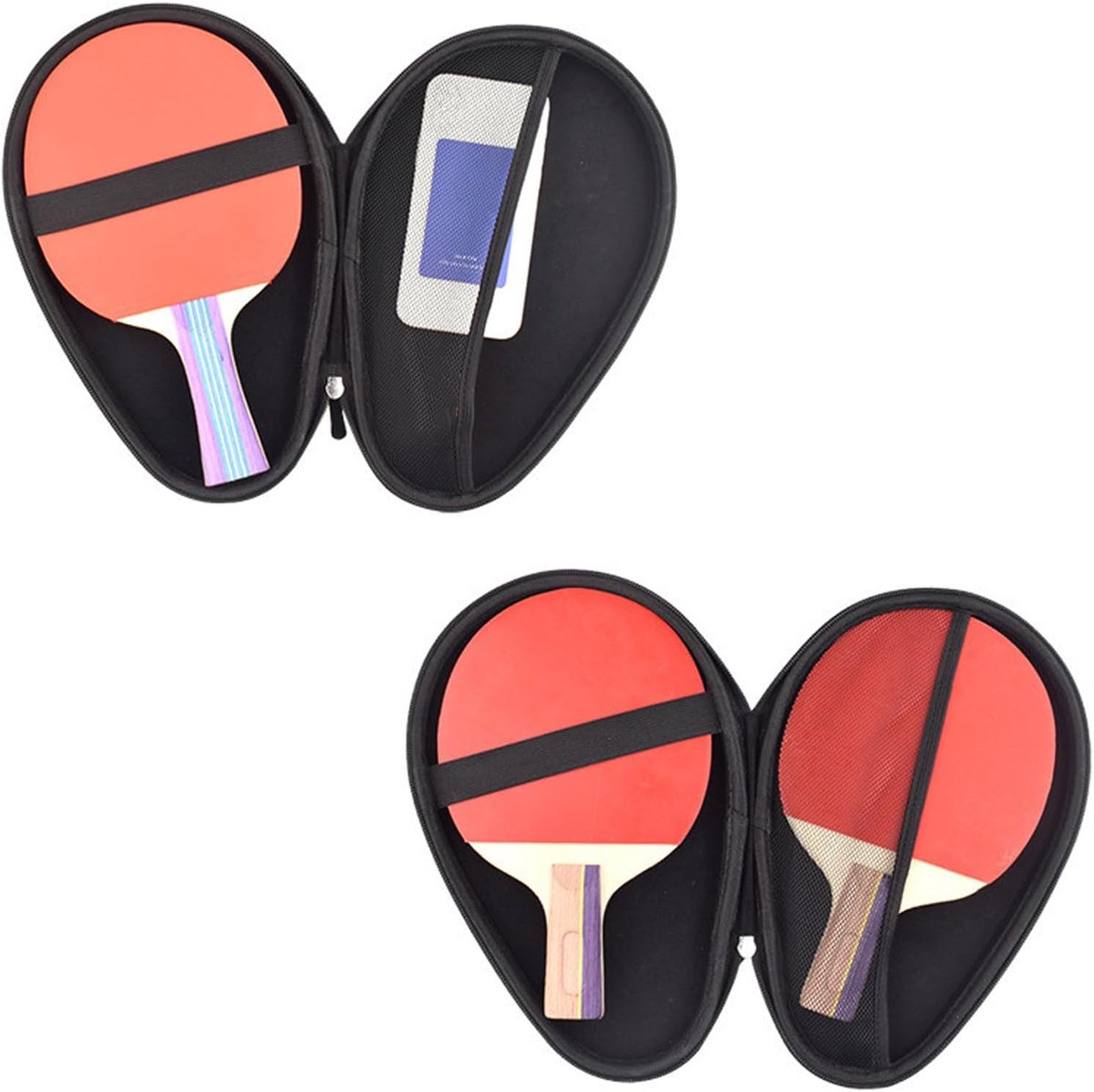 Tafeltennis Racket Tas - Pingpong Paddle Cover - Rackets Beschermen - Schokabsorberend Composiet - 28 x 18 x 4 cm