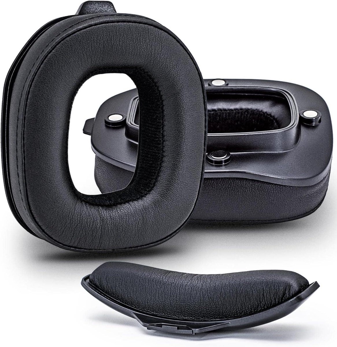 Oorkussens Hoofdband - Koptelefoon Kussens - Hoofdtelefoon Reparatie - Specifiek voor A40 TR - Standaard Maat - Zwart