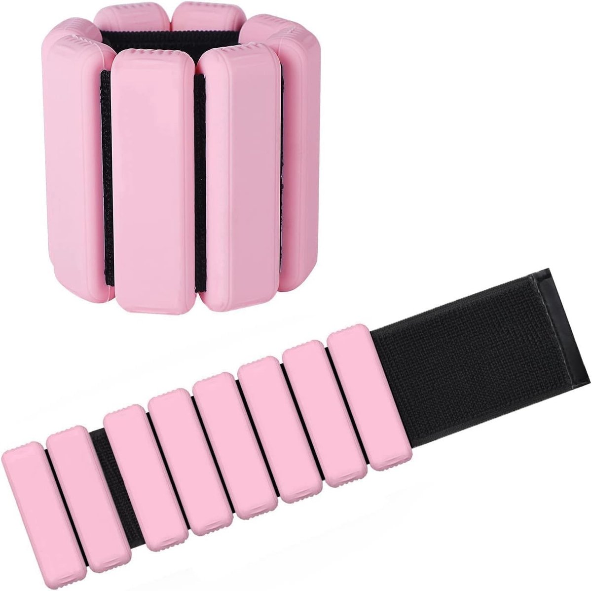Enkelgewichten - Roze - 14-23 cm - Verstelbare Pols- en Enkelgewichten voor Fitness en Sport