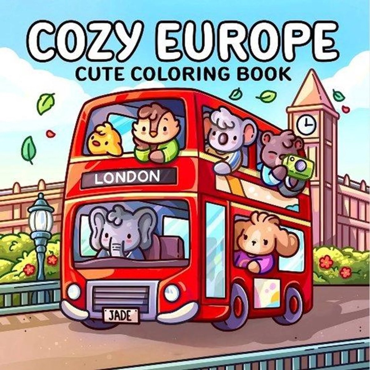 Cozy Europe: Kleurboek voor Volwassenen en Tieners met Schattige en Licht Hartverwarmende Momenten voor Ontspanning (Cute Coloring Boek) – Paperback – 29 Maart 2026