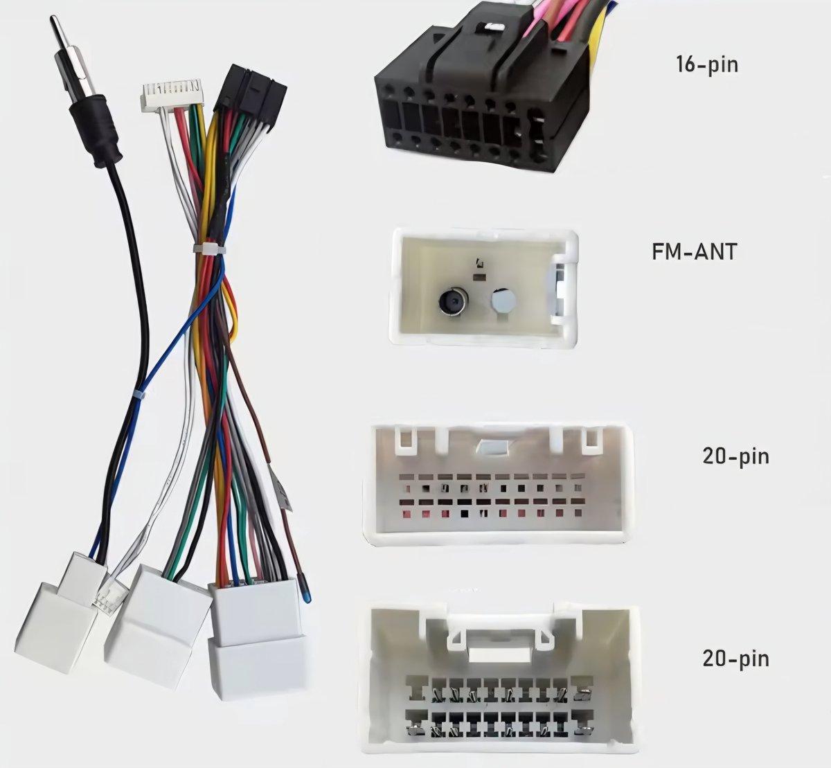 Iso kabelset met canbus decoder voor Android autoradio met Carplay, JBL versterker | Geschikt voor o.a. Toyota Corolla Yaris Auris Corolla Verso Rav4 Prius Hilux Cruiser | kabel adaptor stekker connector aansluiting verloopstekker | 2003 - 2020 20 3