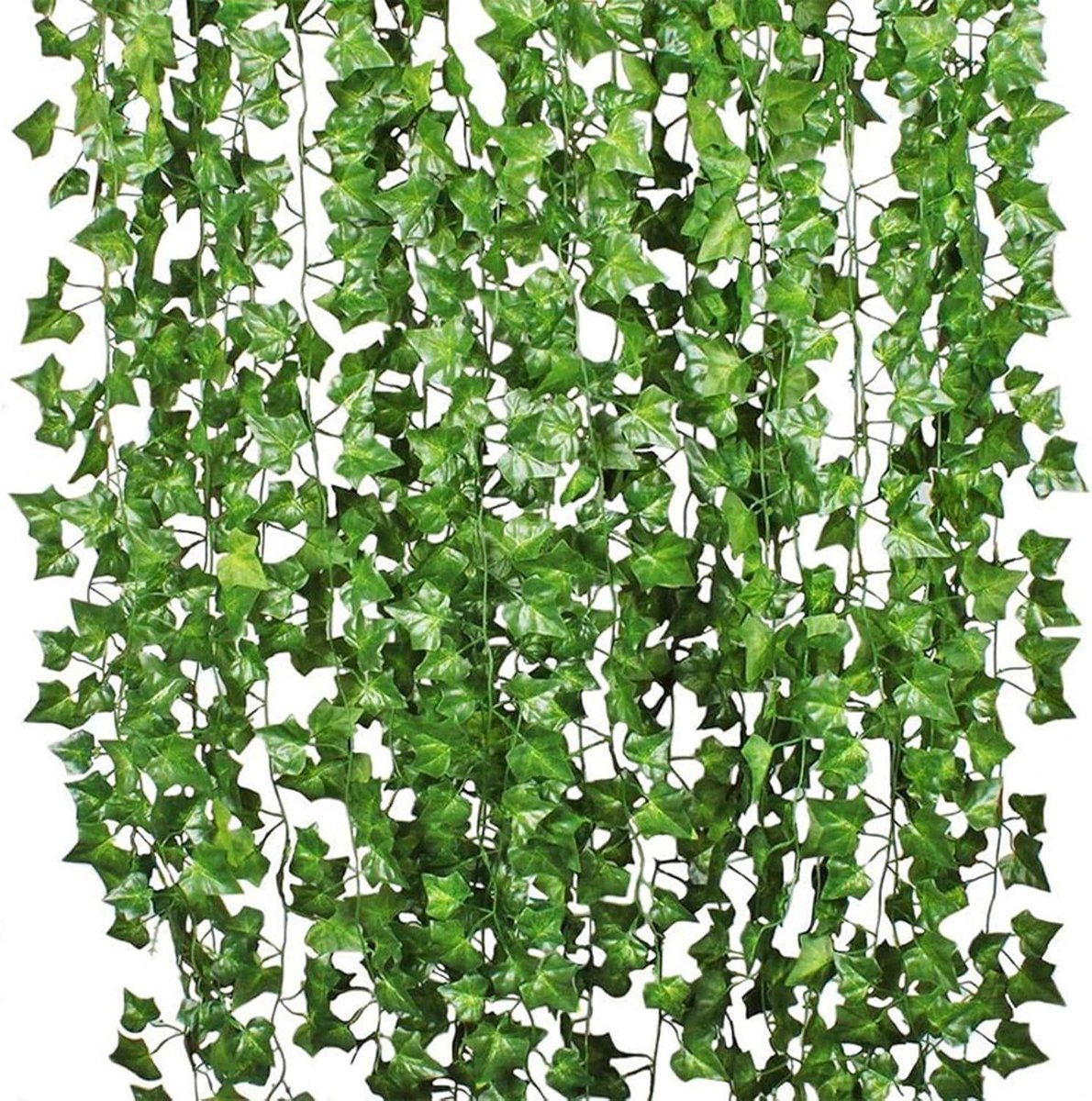 Klimop Bladeren - Nepbladeren Slinger - Decoratie Aanbrengen - UV-bestendig Zijde - 22 m - Groen