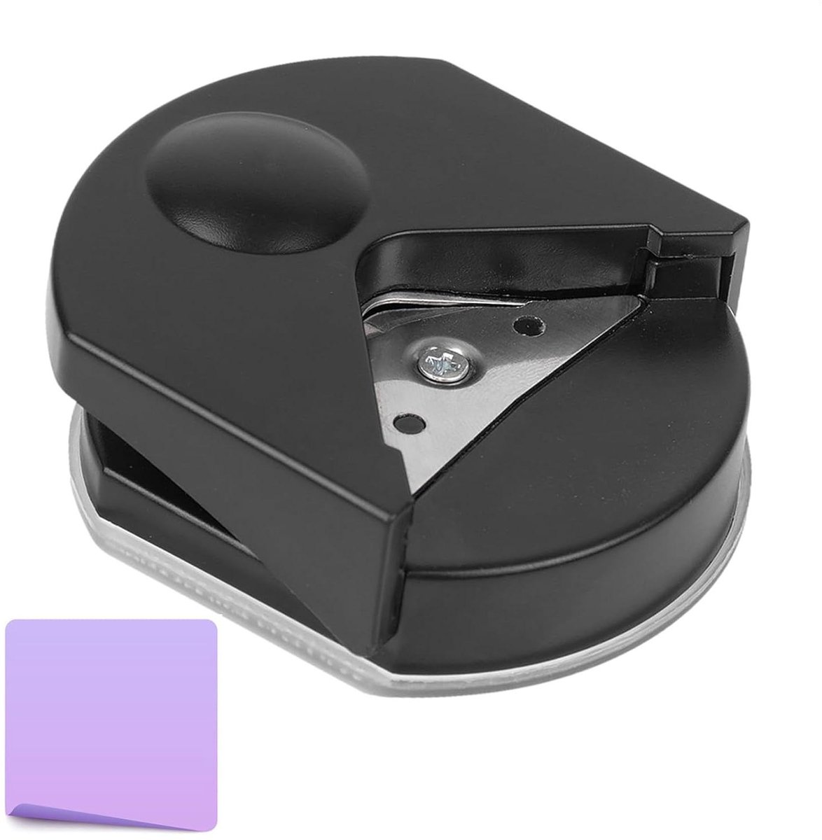 Hoeksnijder Papier - Cirkelsnijder Afronder - Papier Ambachten - Professionele Afwerking - 4 mm radius - Zwart