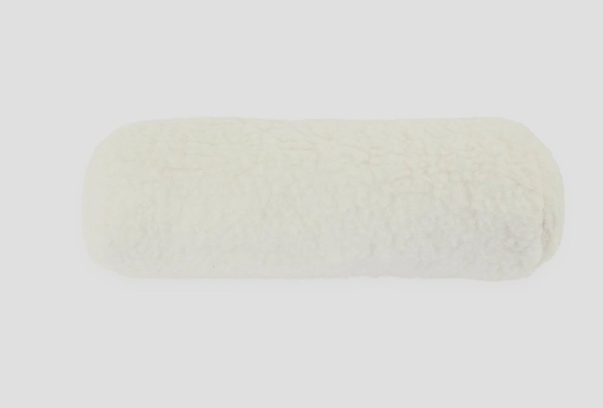 Topmerk wollen rol wolkussen bijkussen- Puur natuurlijk- (B-keuze) Hoogwaardig hoofdkussen met een schoonheidsfoutje– DUURZAMERE KEUZE
