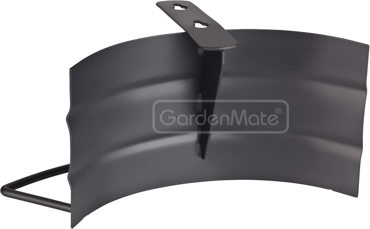 Tuinslanghaspel - Zwart - 26 x 17 x 15 cm - Metalen Comfort Slanghouder voor 45 meter Tuinslang