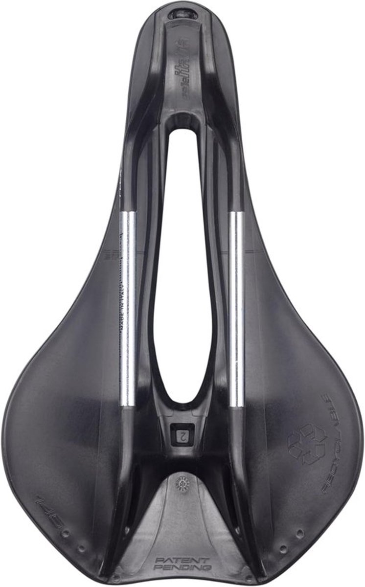 SnelShoppen - Fiets Zadel Selle Italia Model X - Duurzaam en 100% Recyclebaar - Groene Racefiets Zadel met Exclusieve Grafische Ontwerpen - Comfortabe