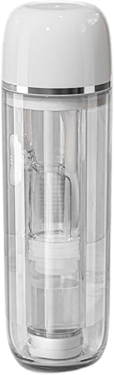 Reis Tandenborstel Set - Tandenborstelhouder Opvouwbaar - Hygiënisch Reizen - Alles-in-één Ontwerp - 16.1 cm - Wit