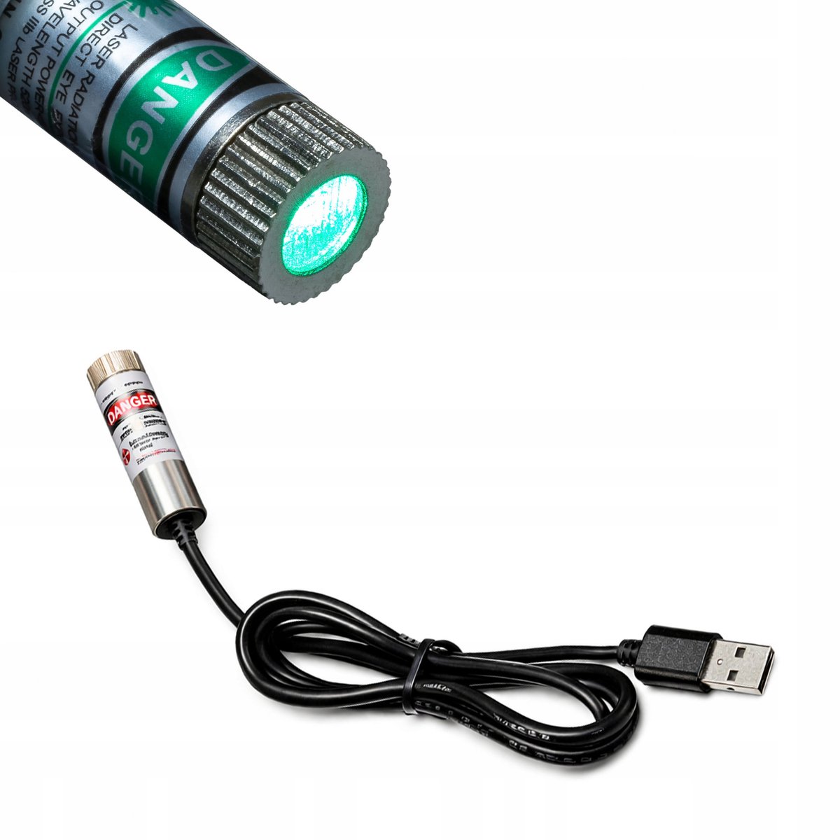 Zenthril Kruislijnlaser Spuitaccessoire - Groen Kruislaser USB 5V, Metalen Behuizing