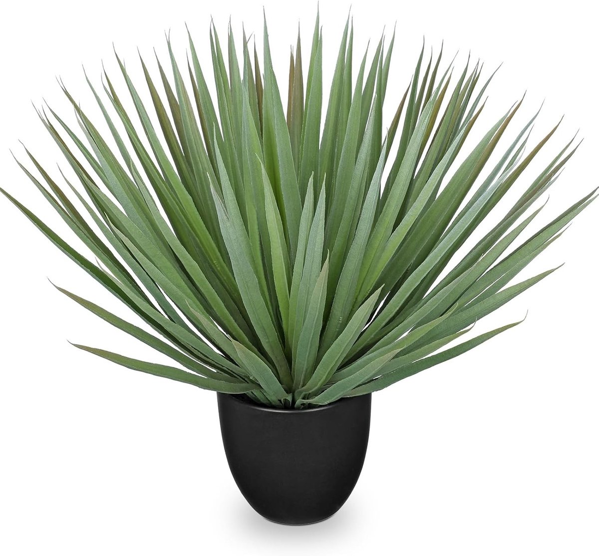 Kunstvetplanten met pot - Groen - 46 cm - Kunststof Agave Plant - Voor Binnen en Tafeldecoratie
