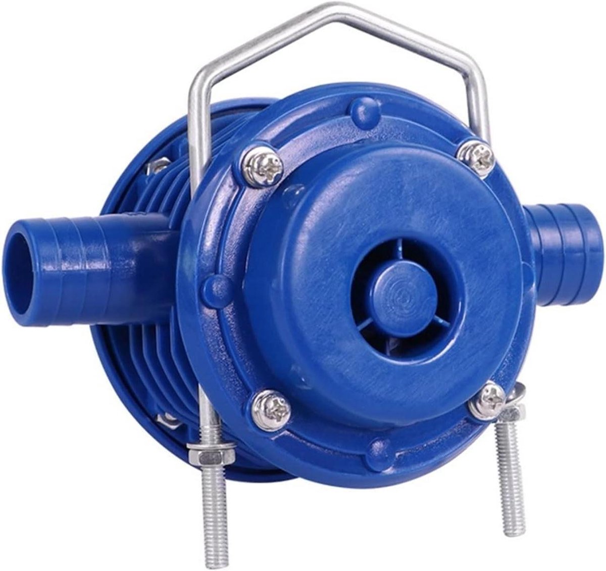 Elektrische Dompelpomp - Waterpomp Boormachinepomp - Water Verplaatsen - Zelfaanzuigend - 125 mm x 107 mm - Blauw