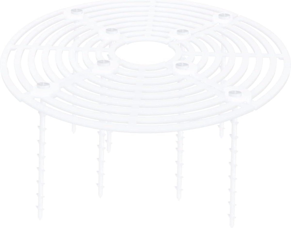 Bloempot Deksel - Plantenbak Bodem - Kamerplant Beschermen - Waterdicht Vochtbestendig - 17x17 cm - Wit