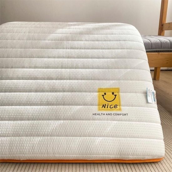 Japanse Futon Matras - Opvouwbaar Kampeermatras Vloerbed - Comfortabel Slapen - Ademend en Stevig - 80x190 cm - Grijs — afbeelding 5