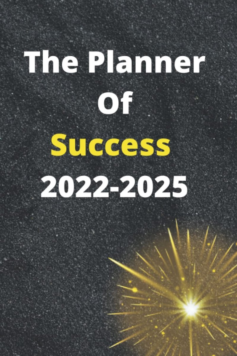 Succesplanner - Large - 6 x 9 inch - 48 Maanden Kalender en Journal - Voor Langdurige Planning