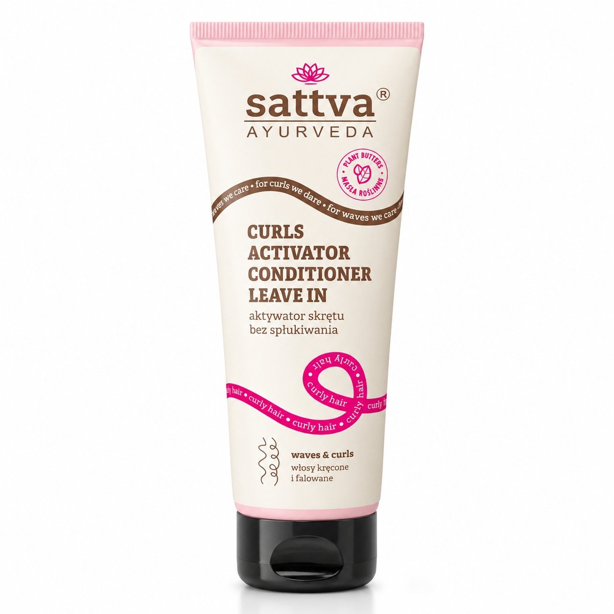 Leave in, conditioner en krulactivator, Sattva Ayurveda, 200 ml
