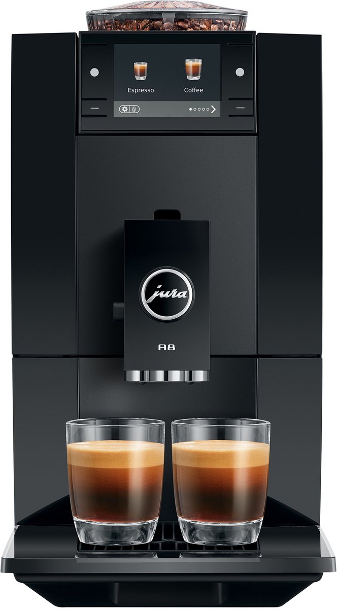 JURA - A8 Piano Black (EA) - Volautomatische koffiemachine