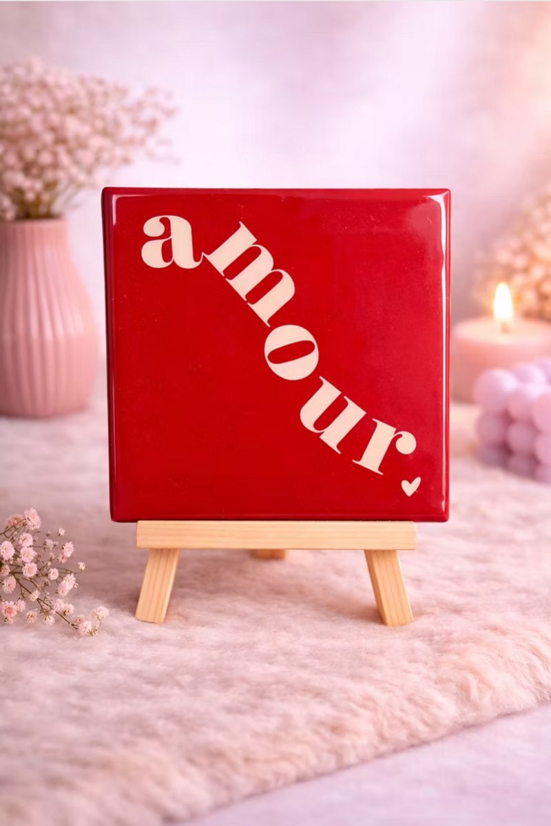 Tegeltje "Amour" | Viva Femme | Tegeltjes met tekst
