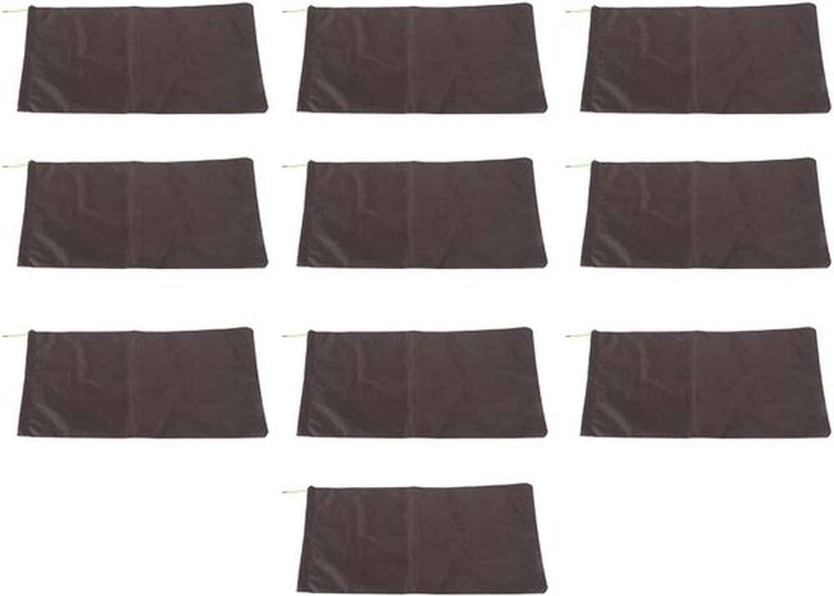 Zandzakken Herbruikbaar 10 Stuks - Zandloze Zandzakken - Overstromingspreventie - Waterkeringen - 420D Polyester - 25x50cm - Overstromingsbarrière