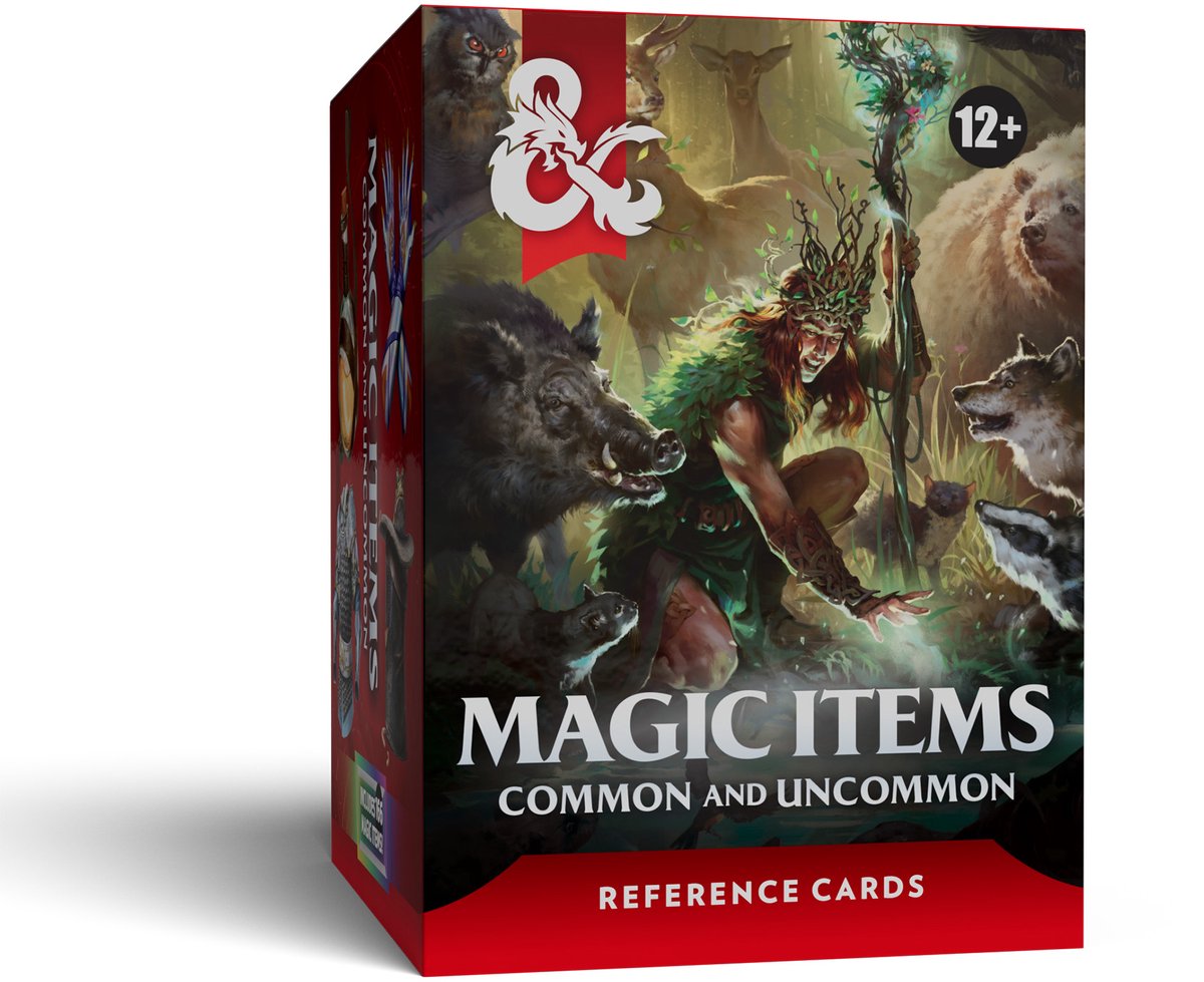 Dungeons & Dragons Reference Cards - Magic Items (Common and Uncommon)