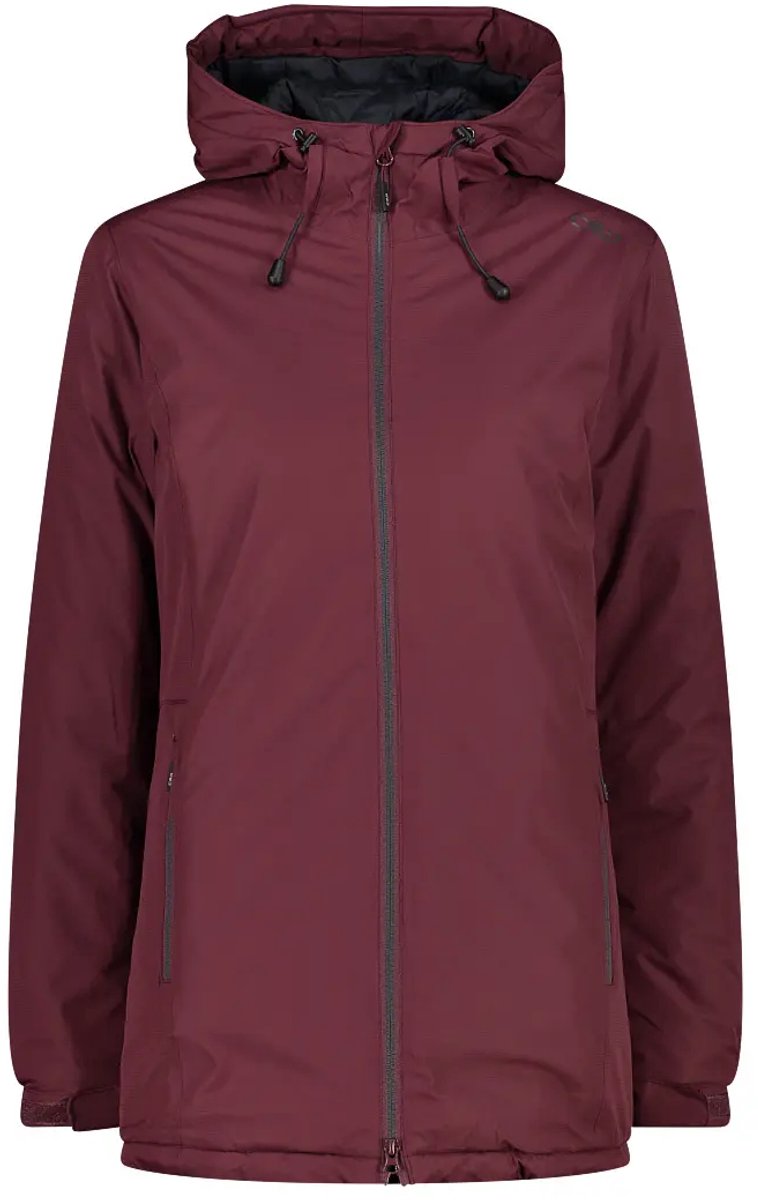 Vrouwelijke ripstop hoodie CMP Rood