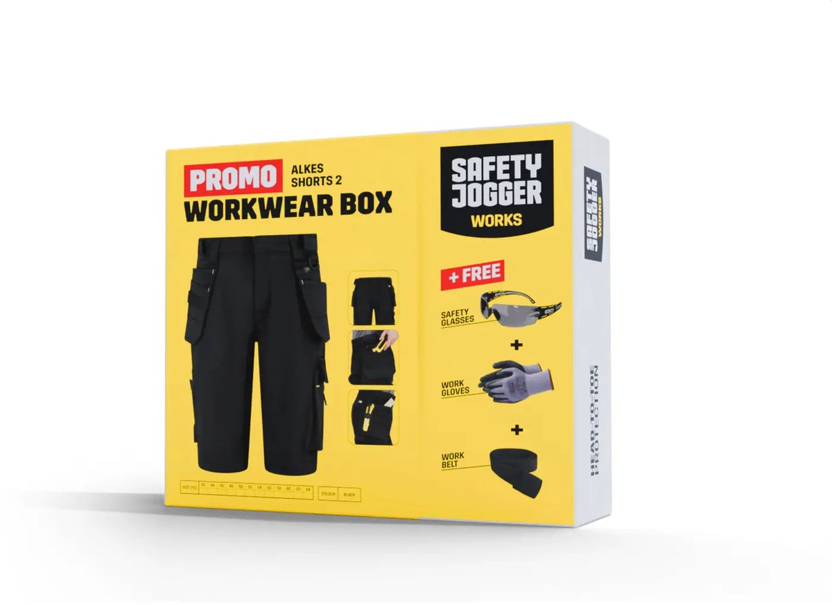 Short met handschoenen en riem Safety Jogger Works Alkes