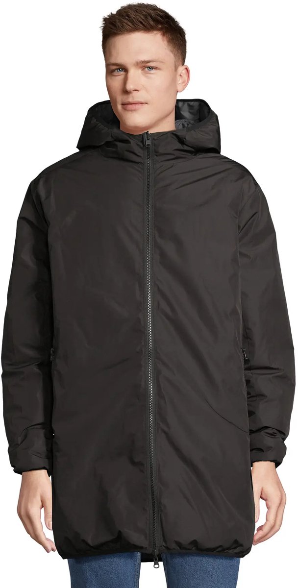 SOL’S Unisex Reversible Parka Reverse L04815 /Dark Zwart