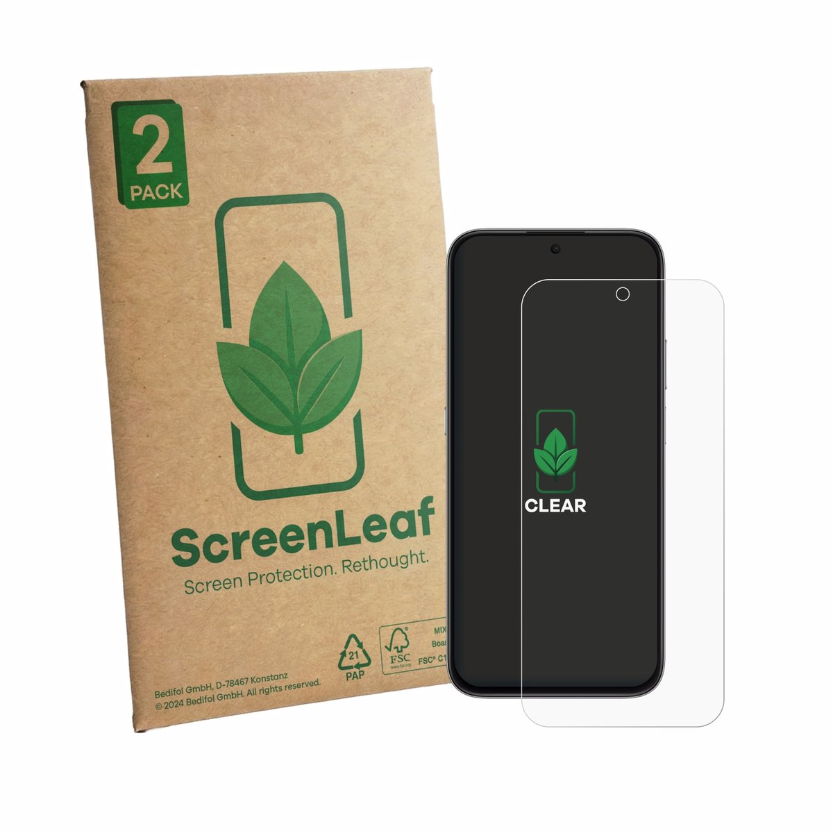 2 Stuks Screenprotector voor Honor 600 Smart - Hoogwaardige Beschermfolie transparant