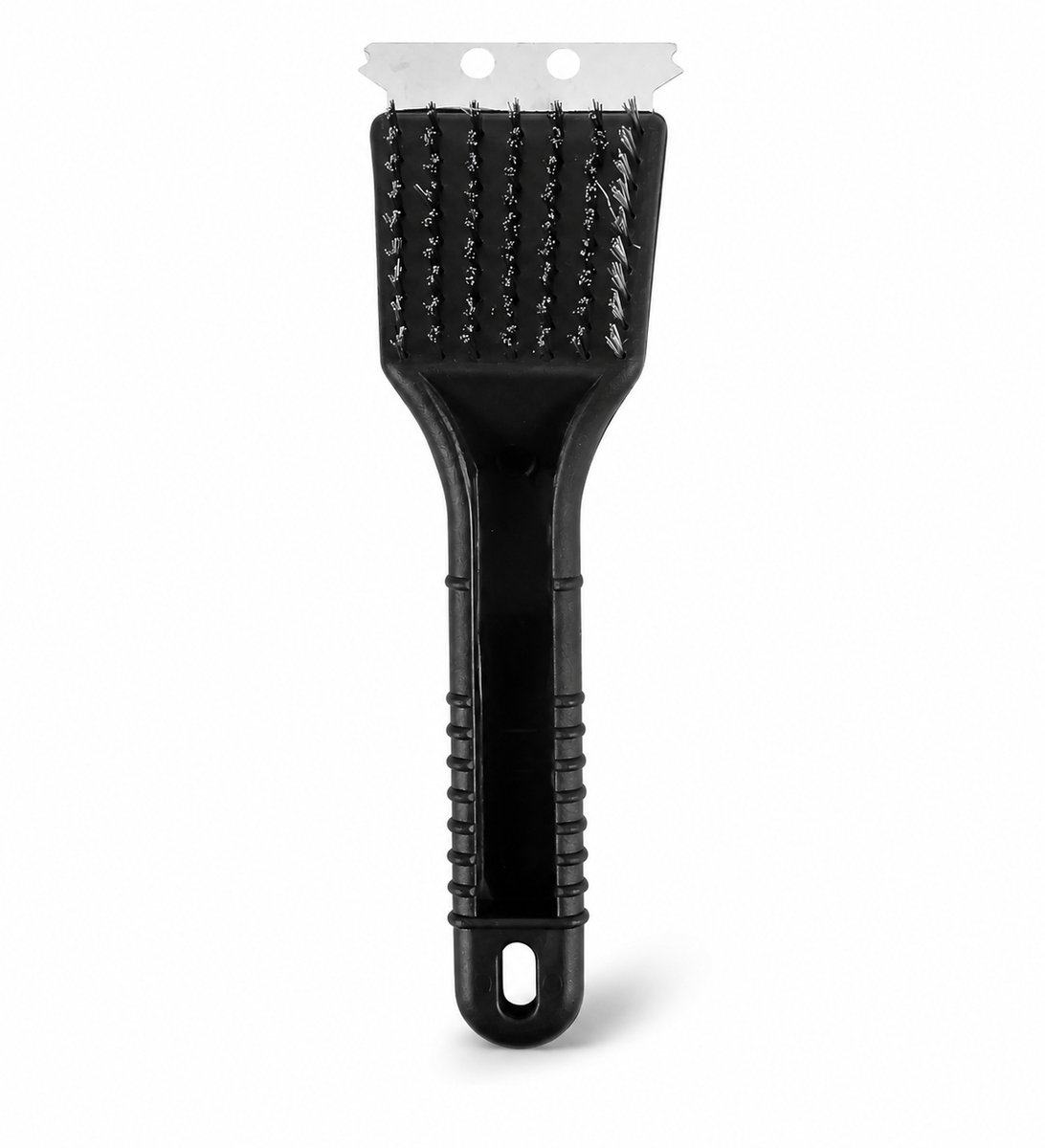 BBQ-reinigingsborstel 21,5 cm - Grillborstel met schraper en ophanggat