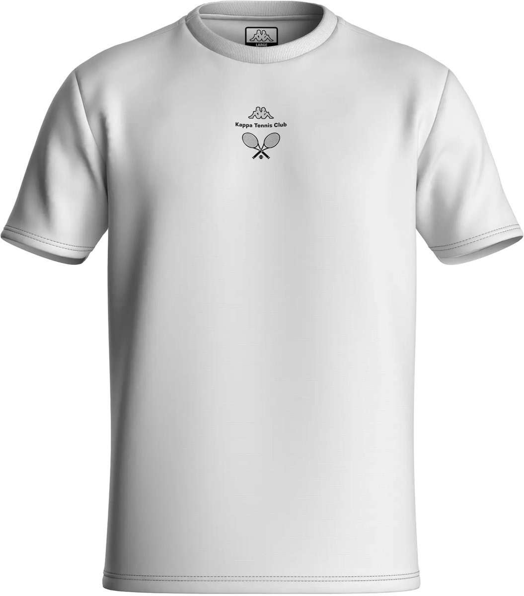 Grafisch T-shirt Kappa Incono Wit