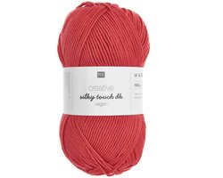 Rico Design creative silky touch dk 028 azalea - rood - haakgaren/breigaren - per 2 bollen van 100 gram