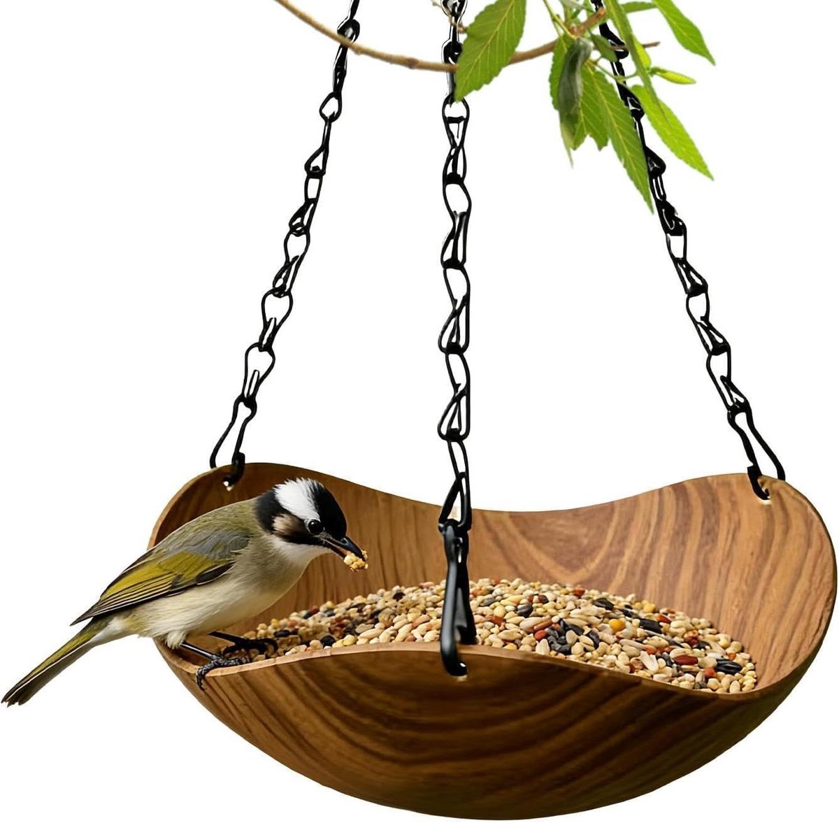 Vogelbad met Ketting - Vogeldrinkbak Waterschaal - Vogels Voeren - Weerbestendig Materiaal - 259 x 228 x 88 cm