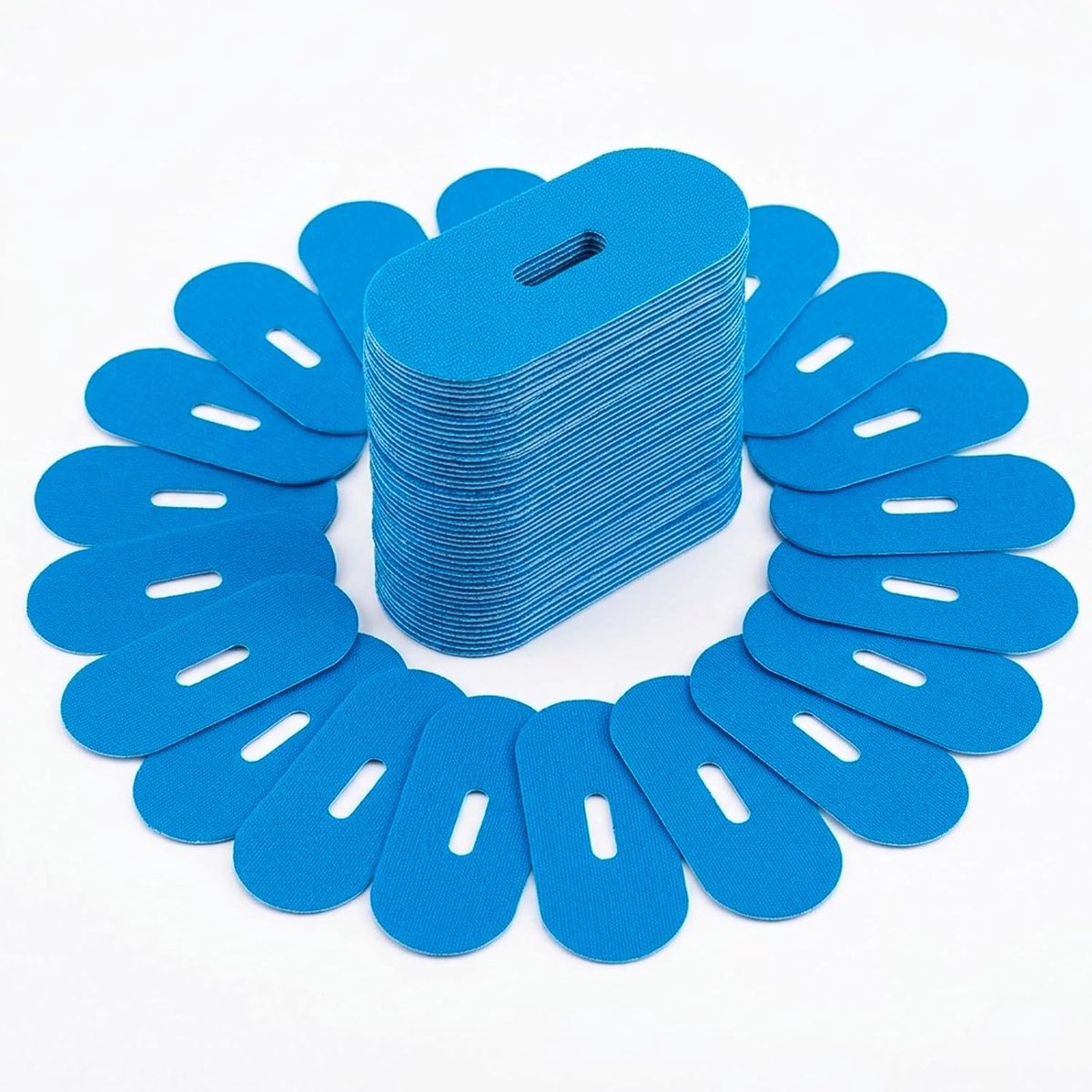Adempleister met ademopening, mondtape, 100 stuks, mondtape om te slapen, mondpleister voor ontspannen nachten, uniseks maat, vermindert snurken en betere slaapkwaliteit (blauw)