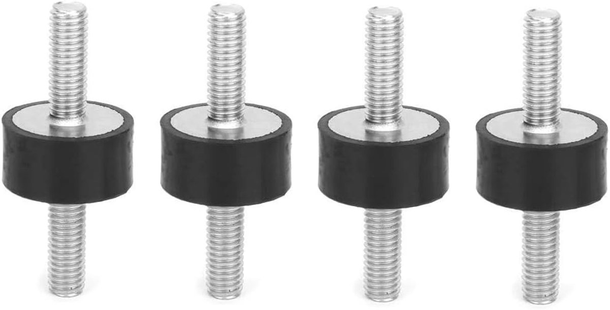 Rubber Mount, 4 Stuks Silentblock Absorbers, Schokdemper Voor Luchtcompressoren Dieselmotoren Benzinemotoren (VV20*10 M6*18-12,99)