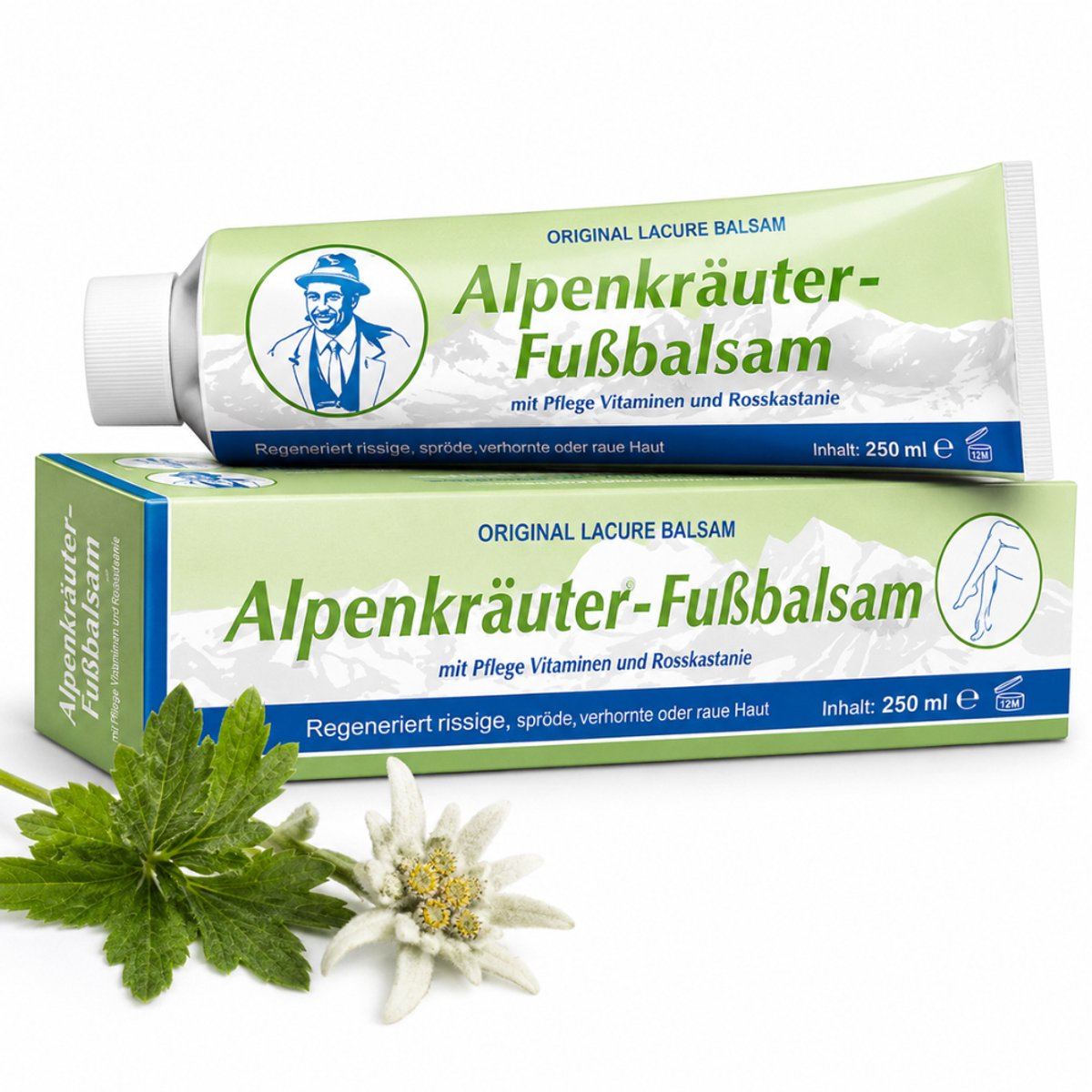 Lacure Balsem - Voet en Benen balsem met alpenkruiden - XL 200 ml - Extra Sterk
