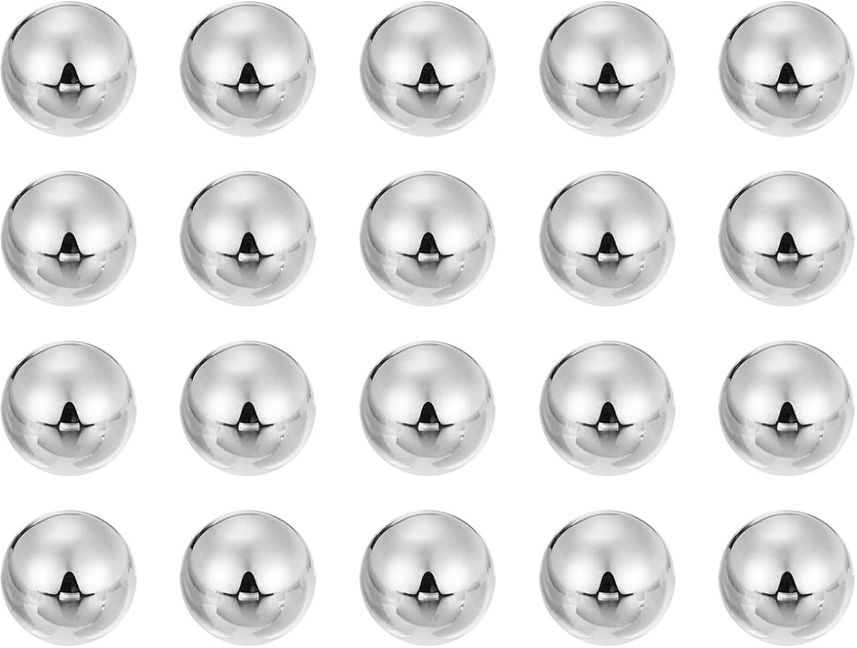 300 stuks 15/64 inch (5,953 mm) G10 lagerkogels van robuust verchroomd staal voor machines, auto's en doe-het-zelvers (gepolijst oppervlaktespiegel)