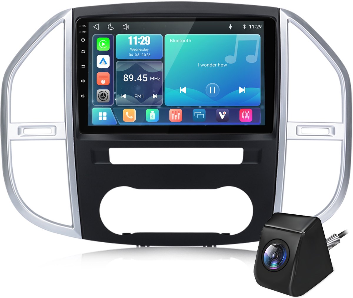 Cestovet LINUX autoradio - Geschikt voor Mercedes Benz Vito 3 W447 (2014-2020) - Draadloos CarPlay, Android Auto - LINUX SYSTEM