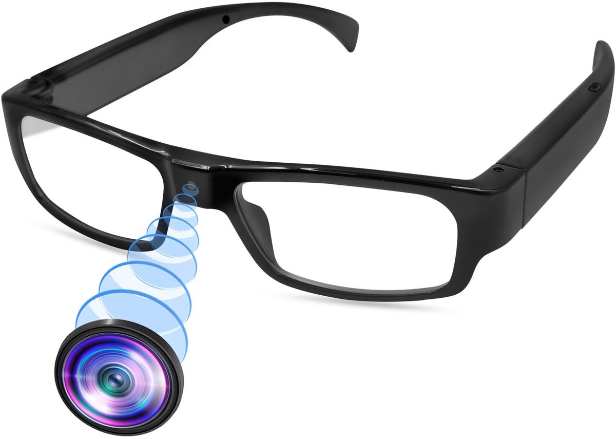 Elzusha - Mini Camera Bril 1080P met Loop Opnamefunctie