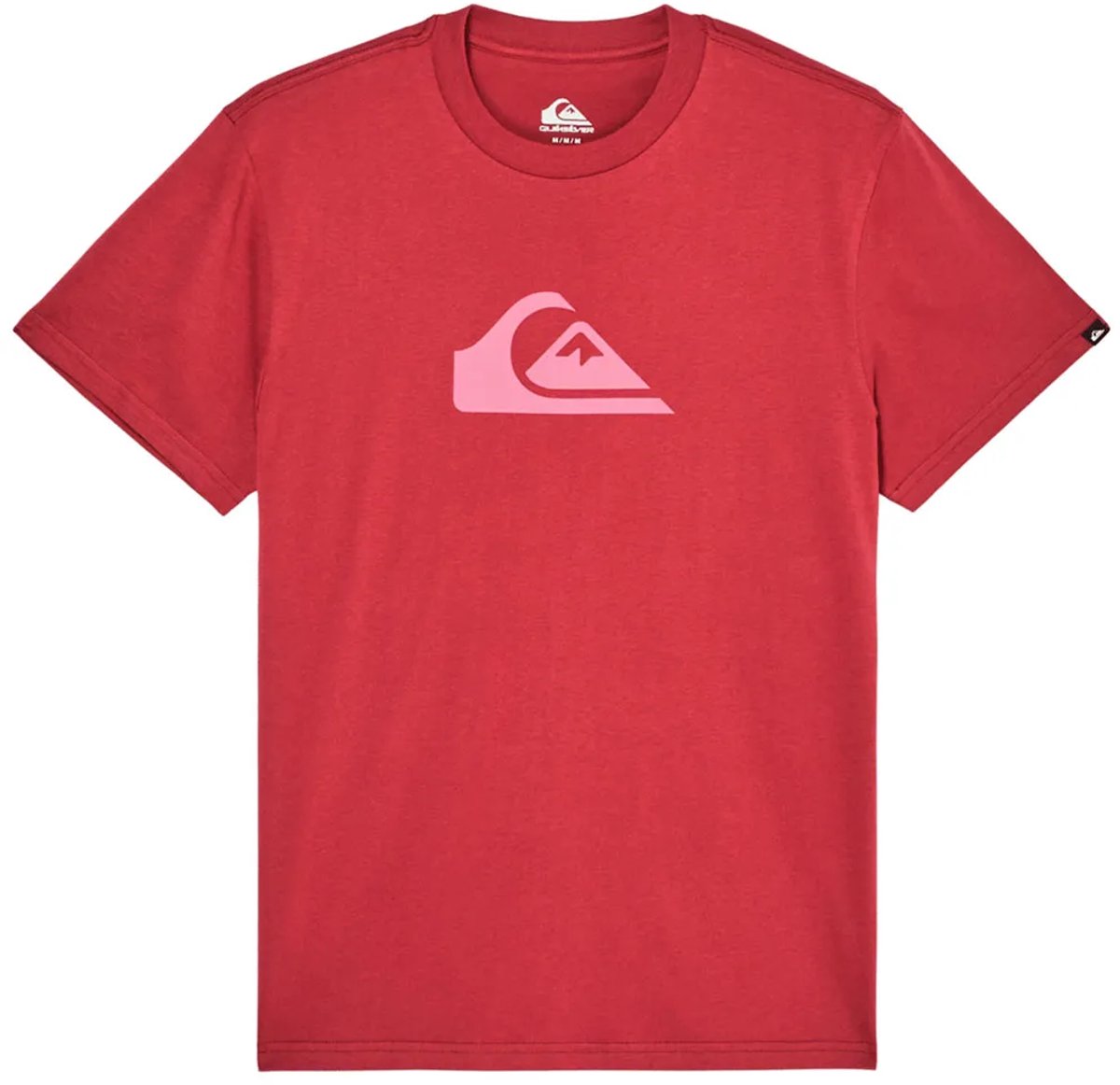 Quiksilver Evo Comp Logo T-shirt Met Korte Mouwen S Man Rood