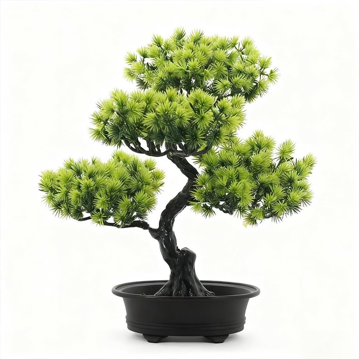 Elzusha - Realistische Kunst Bonsai Plant - Zen Decoratie - 33 x 27 cm