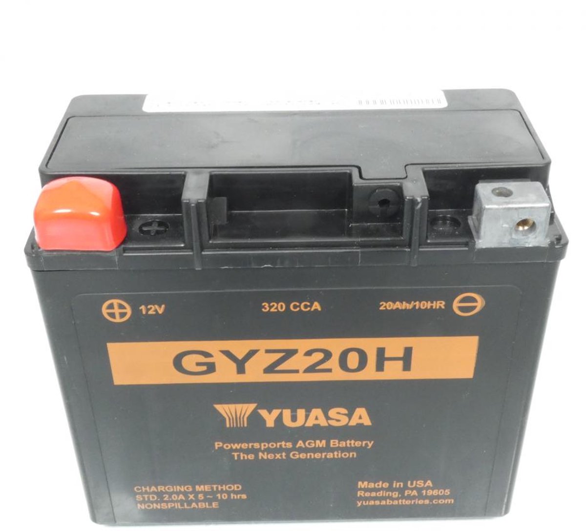 Batterie SLA Yuasa pour Quad Arctic cat 450 ATV Core 2013 GYZ20H / 12V 20Ah Neuf