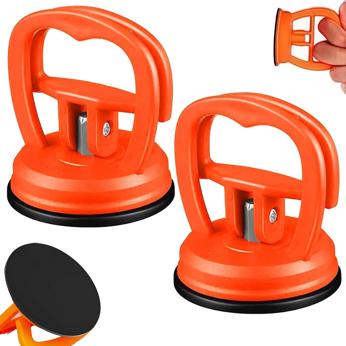 Deulenentrekker voor de auto - 2-delige set - heavy duty zuiger - autodeuken - zuignap - vacuümzuiger - rubberen zuiger - deuken reparatieset met sterke zuigkracht - voor de reparatie van deuken - glas - scherm