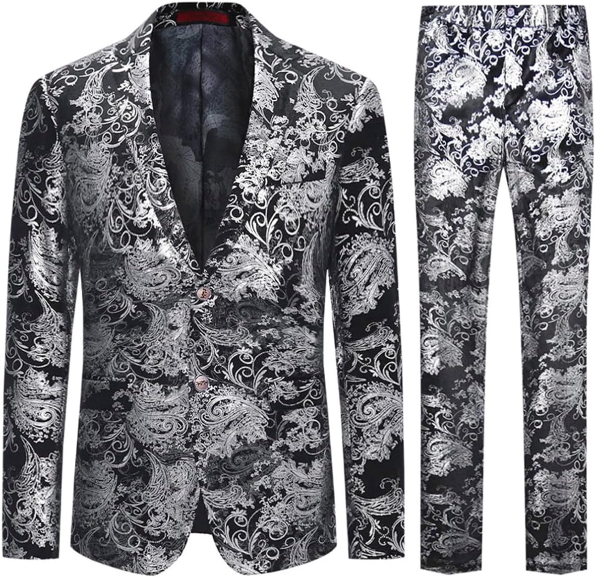 Herenkostuum, 2 stuks, bruiloft, feest, smoking, kostuum tuxedo blazer broek