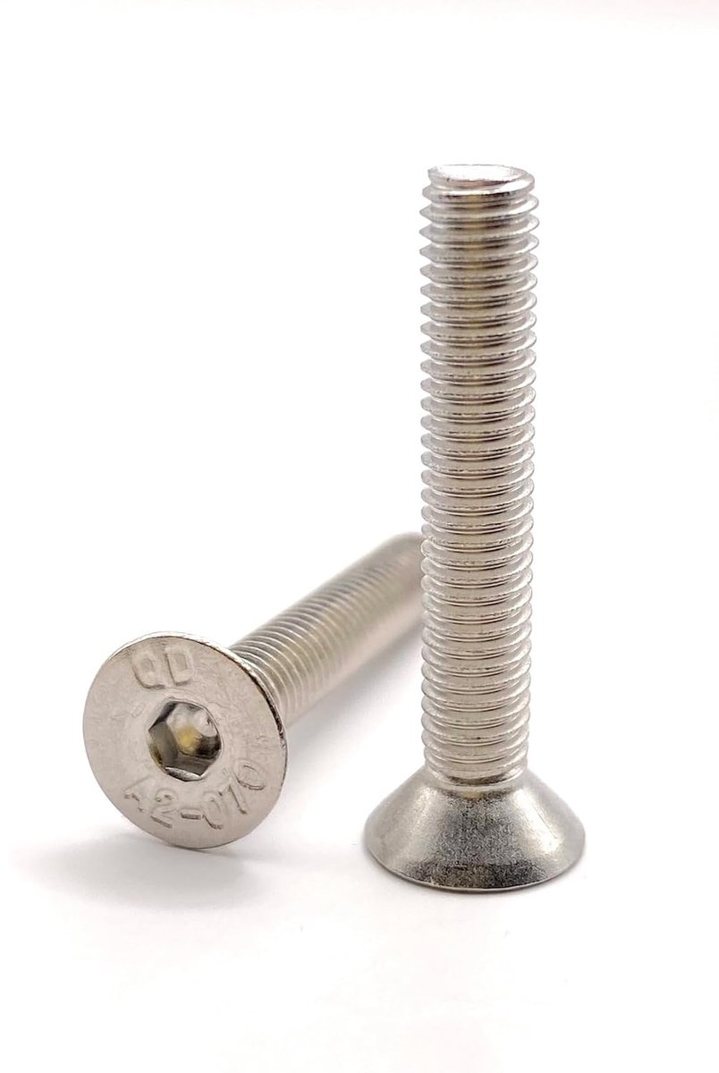 M5 x 30 mm, verzonken kop BTR van roestvrij staal A2 | Ø 5 x 30 mm – M5 x 30 mm | FHC binnenzeskant (Inbussleutel) ISO 10642 / DIN 7991 | Schroeven roestvrij staal A2 (V2A/304): 10 stuks