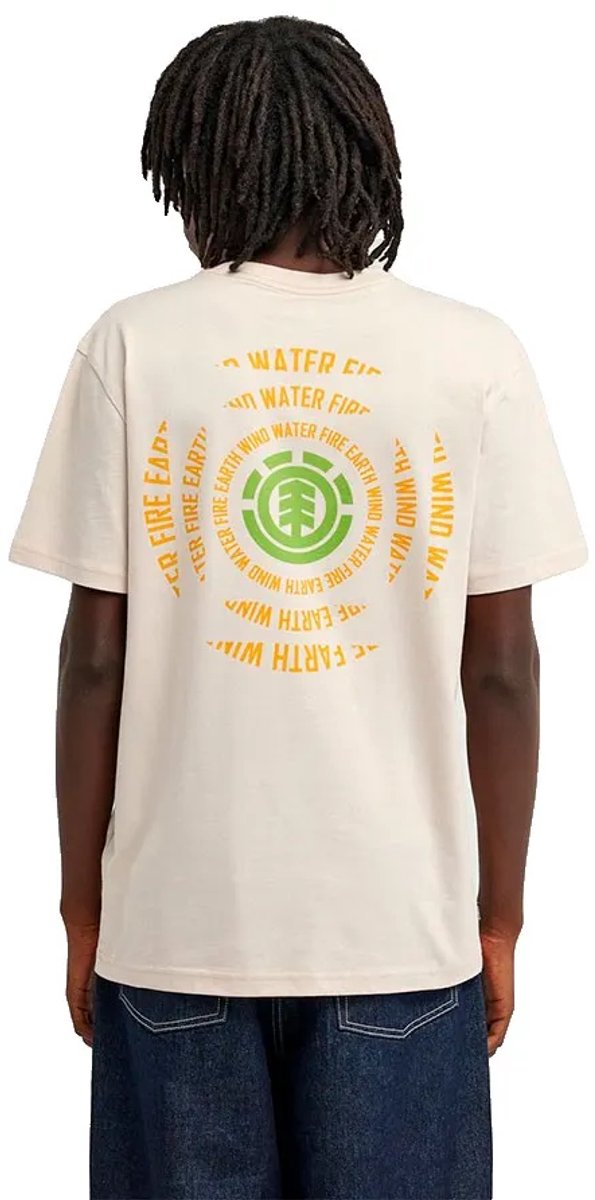 Element Ampli T-shirt Met Korte Mouwen Wit S Man