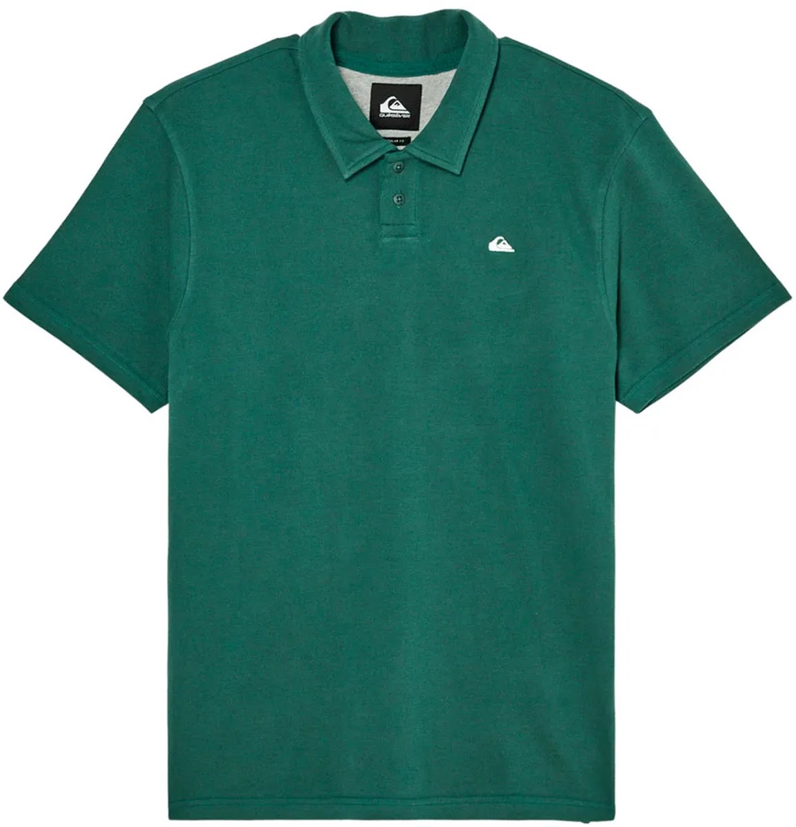 Quiksilver Mw Pique Korte Mouw Poloshirt S Man Forest