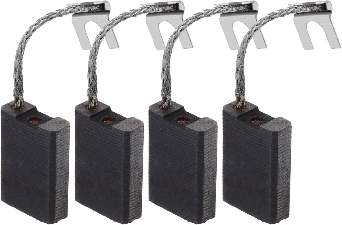 2 Paar Haakse Slijper Koolborstels 22x16x6.3mm 1607014103 Compatibel met Bosch Winkelschleifer PWS1800 Power Tool Vervanging Accessoires