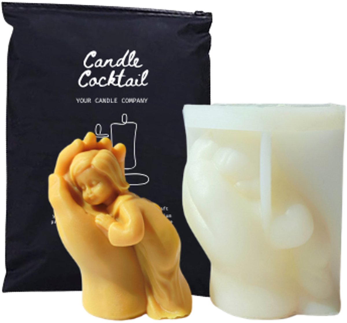 Moeder Liefde Siliconen Mal #285 | 9 x 10 cm | Candle Cocktail® | 3D Gietmal | Kaarsenmal | Kaarsen Maken | Chocolade Mal | Zeepmal | Resin & Epoxy | Gips & Jesmonite | Flexibel | Herbruikbaar | Makkelijk Lossen | Inclusief Dustbag | DIY