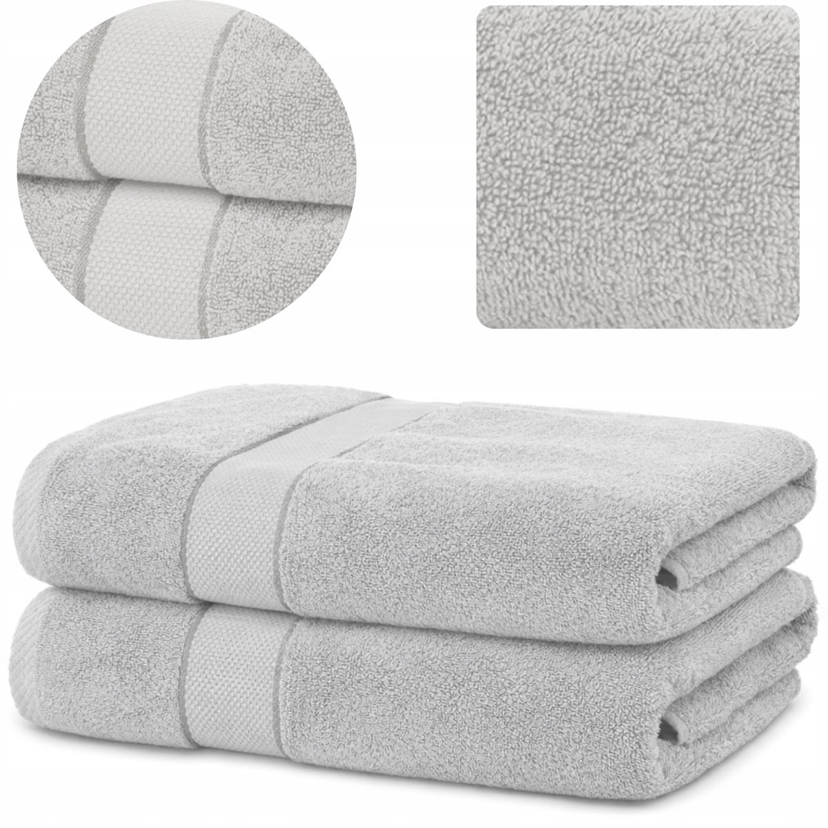 Luxe Badhanddoek 100x150cm - 500g/m² Katoen - Zacht & Absorberend