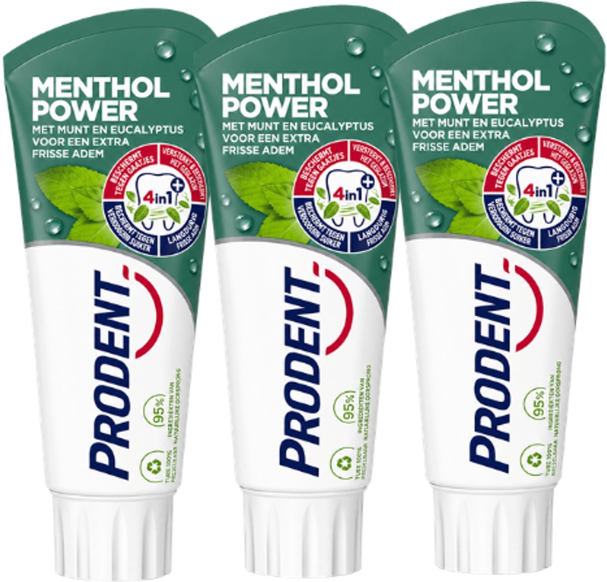 Prodent Menthol Power Tandpasta - 3 x 75 ml