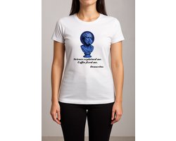 Science explained me. Coffee fixed me Democritus - T Shirt - cute - kawaii - Gift - Cadeau - schattig - schattigdesign - liefdesign - pastelkunst - Funny - Boeken - Filosoof